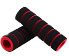 1 Pair Bicycle Handlebar Grips Sponge Shock Absorption Anti-skid Bike Handle Bar Covers