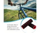 1 Pair Bicycle Handlebar Grips Sponge Shock Absorption Anti-skid Bike Handle Bar Covers