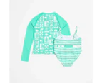 Target Print 3 Piece Swim Set