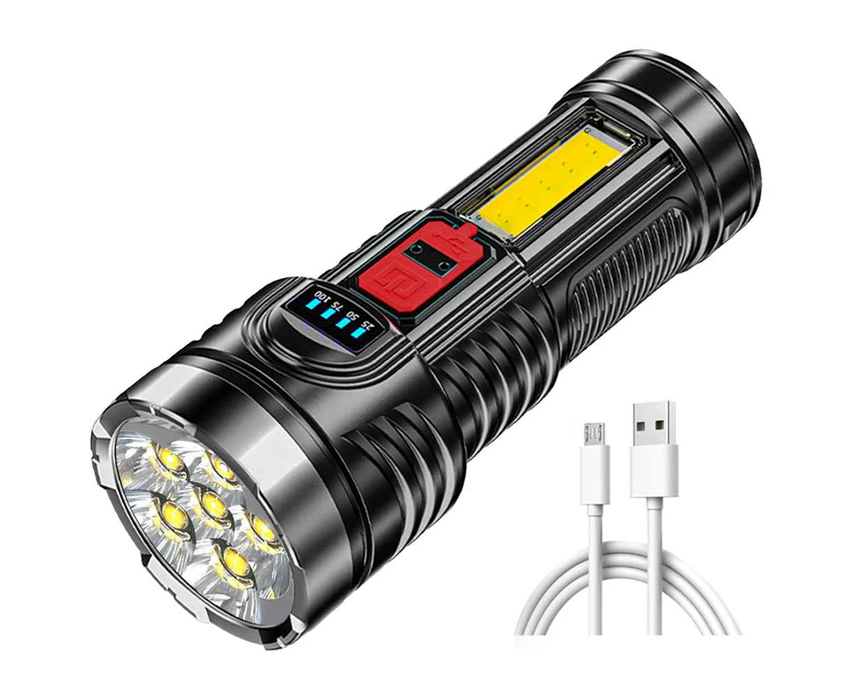 1200000LM Super Bright Torch Led Flashlight USB Rechargeable Tactical Lamp