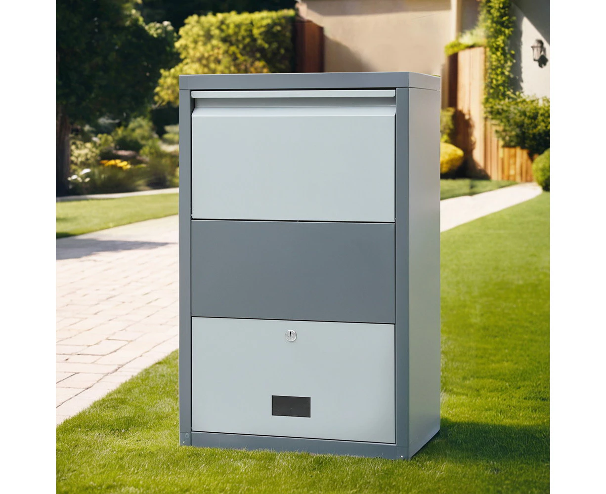 Gardeon Parcel Letterbox Drop Box Package Grey