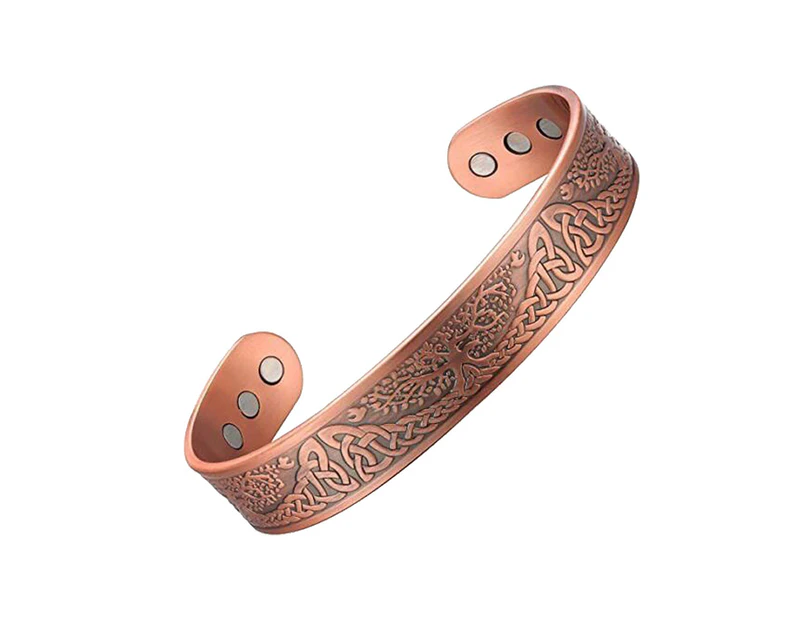 Pure Copper Magnetic Bracelet Gift Woman Tree Of Life