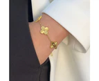 Golden Clover Bracelet