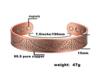 Pure Copper Magnetic Bracelet Gift Woman Tree Of Life