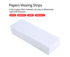 100PCS Paper Wax Strips Hair Removal Depilatory Non Woven Epilator Disposable