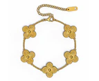 Golden Clover Bracelet