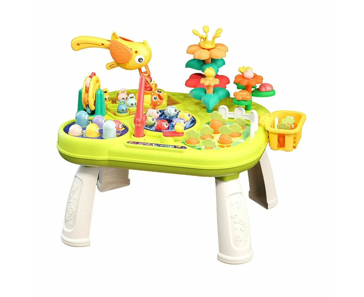 Kids Activity Center Toys Early Education Preschool Fishing Game Kids Table