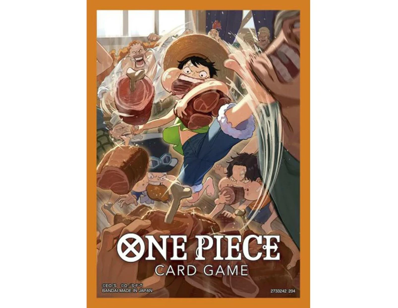 One Piece Card Game Official Sleeves: Assortment 7 - Monkey.D.Luffy (70-Pack)