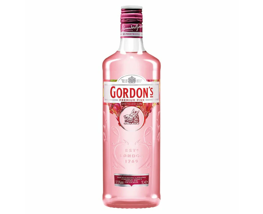 Gordan s Pink Gin 1L - 1 litre