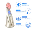 Infrared Hair Growth Massage Comb Electric Massage Comb Scalp Massager EMS Anti-Dropping Massager Comb Hair Care