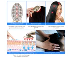 Infrared Hair Growth Massage Comb Electric Massage Comb Scalp Massager EMS Anti-Dropping Massager Comb Hair Care