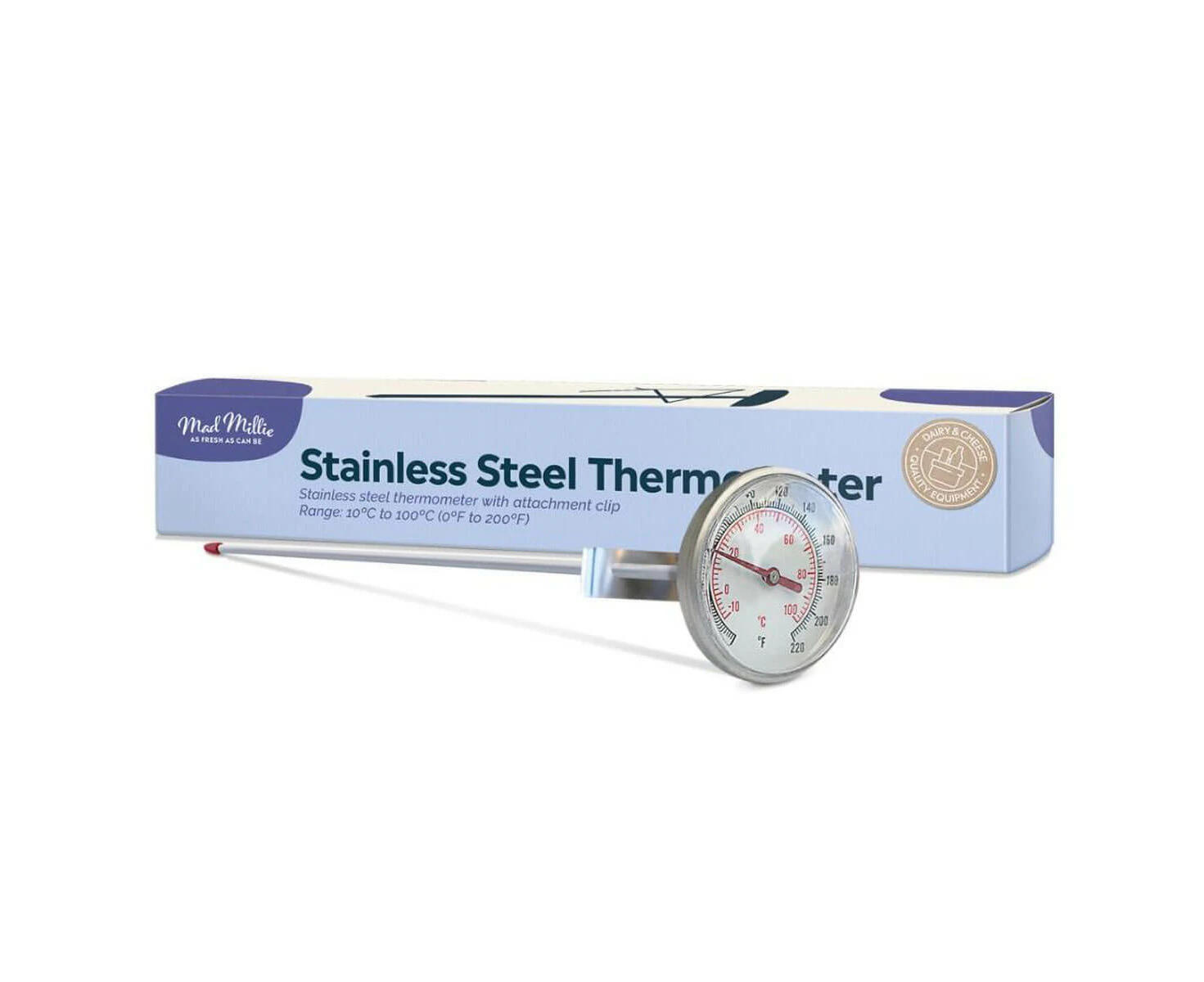 Mad Millie Thermometer, Stainless Steel - Mad Millie