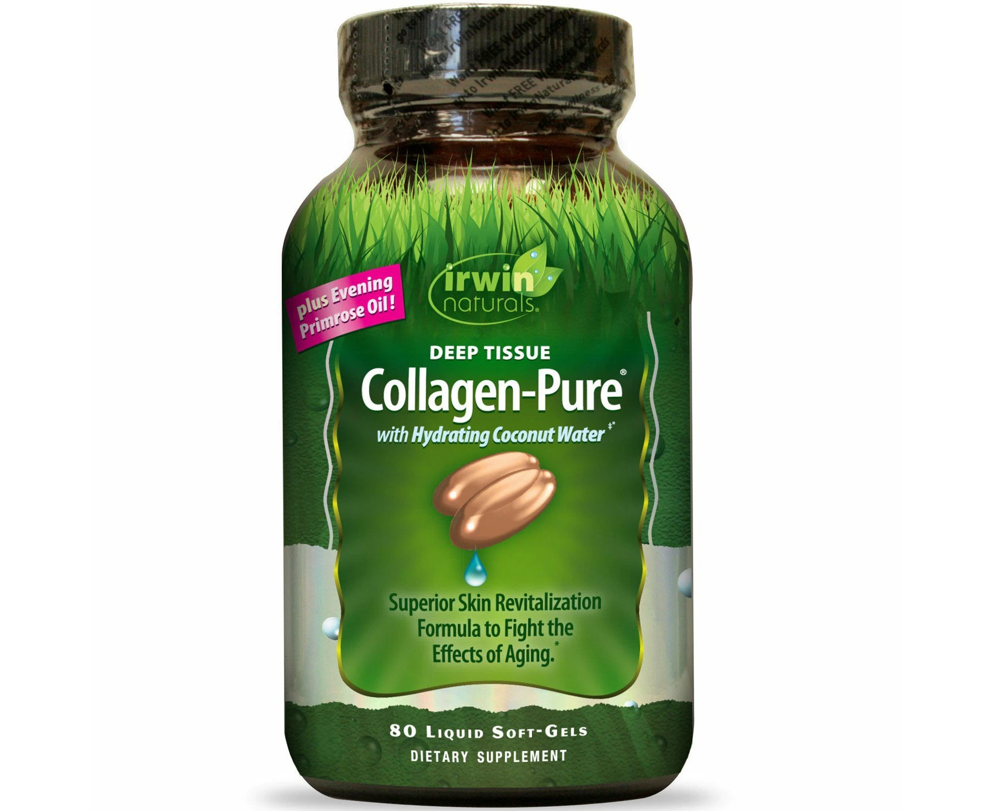 Irwin Naturals, Collagen-Pure, Deep Tissue, 80 Liquid Soft-Gels