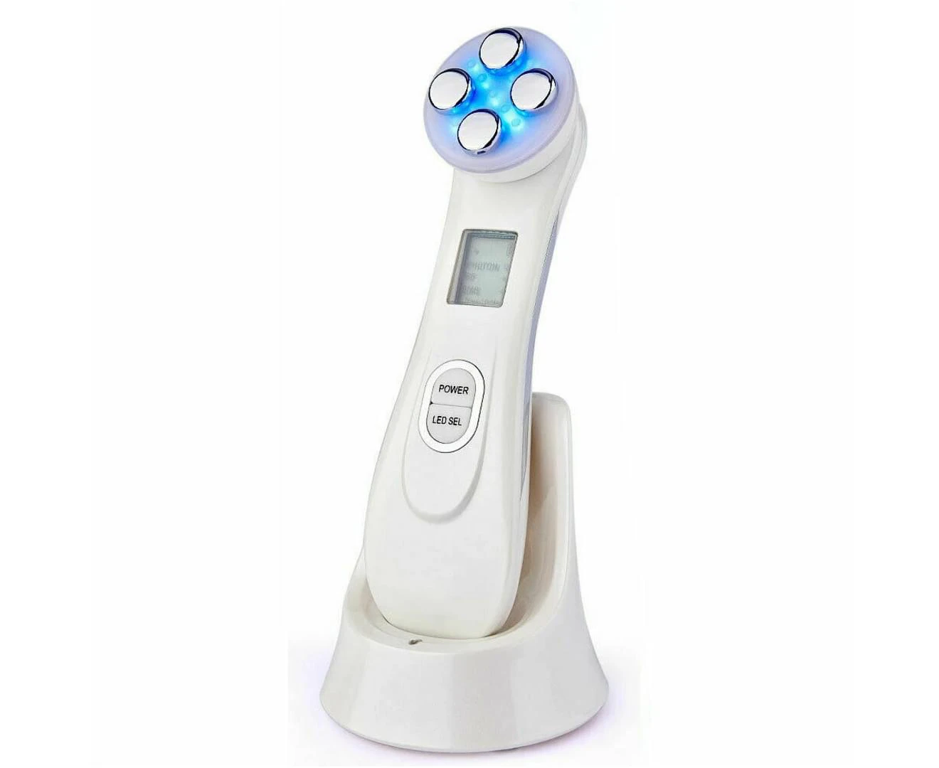 5in1 LED RF Skin Beauty Instrument Ultrasonic Face Massager Anti-aging Device