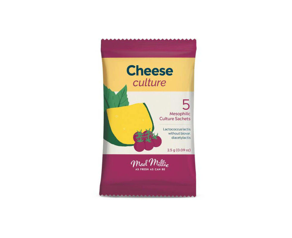 Mad Millie Cheese Culture (Mesophilic) Sachet - 5 pack - Mad Millie