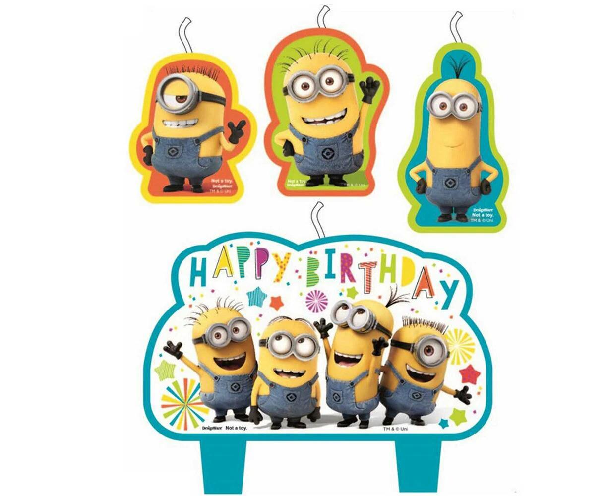 Despicable Me Birthday Candle Set