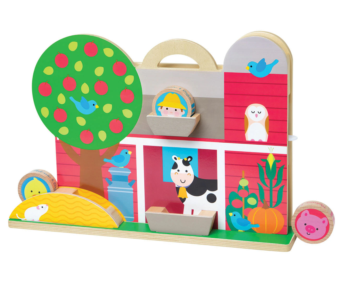 Melissa & Doug GO Tots Barnyard Tumble Playset