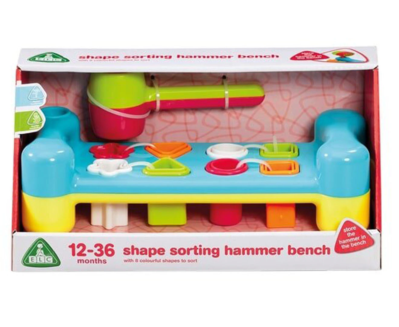 Early Learning Centre Shape Sorting Hammer Bench Playset