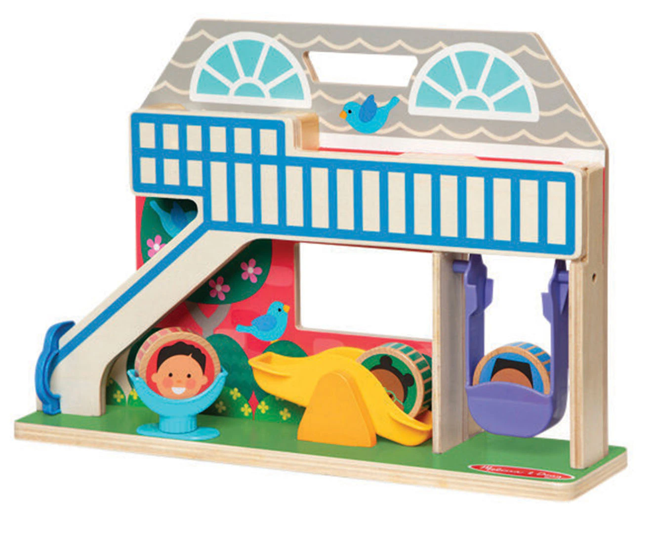 Melissa & Doug GO Tots Schoolyard Tumble Playset