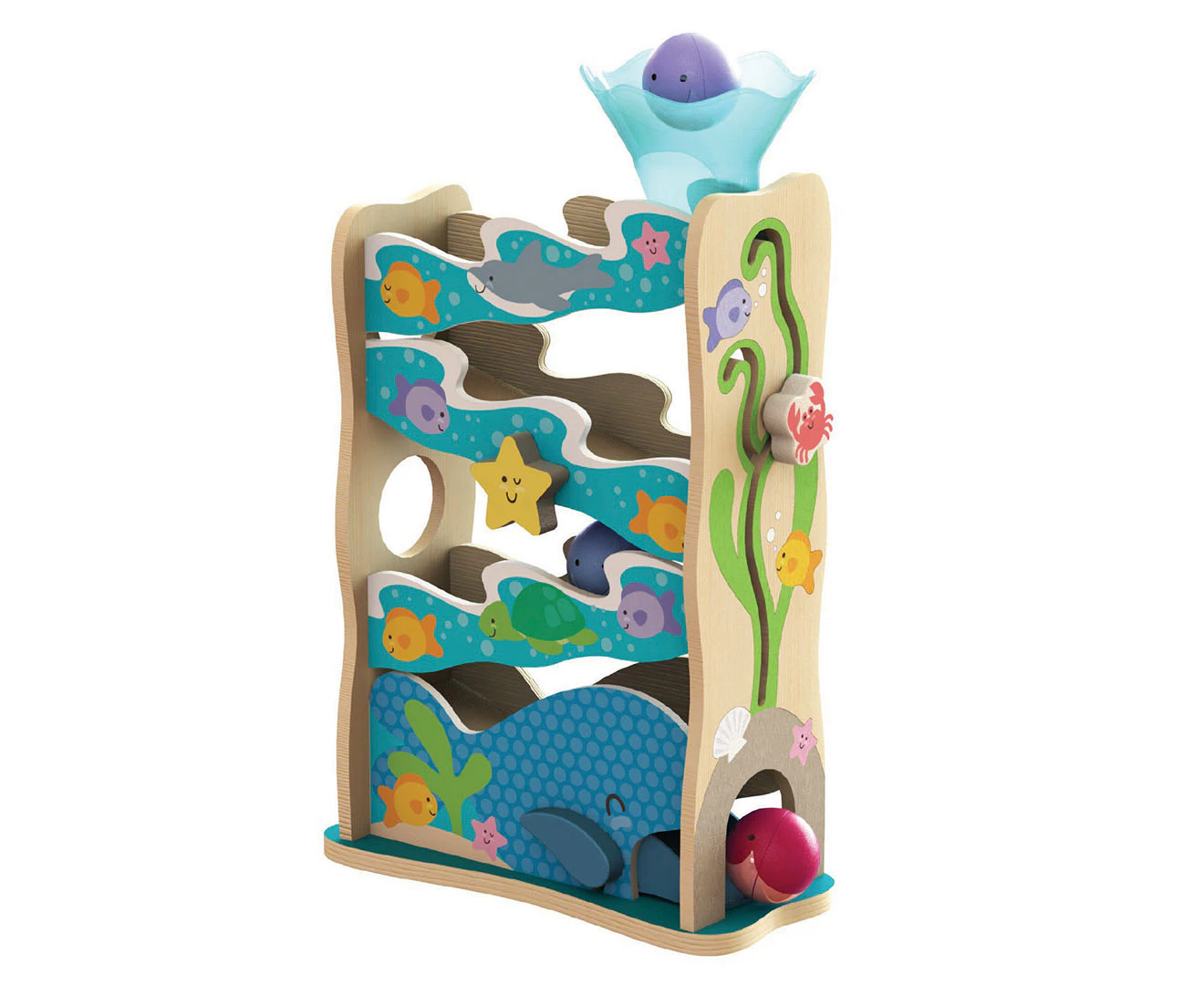 Melissa & Doug Rollables Ocean Slide Playset