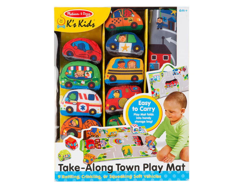 Melissa & Doug Take-Along Town Play Mat