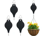 Adjustable Plant Pulley Retractable Hanging Planters Flower Basket Hook Hanger for Gardening Pot and Outdoor Birds Feeders