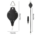 Adjustable Plant Pulley Retractable Hanging Planters Flower Basket Hook Hanger for Gardening Pot and Outdoor Birds Feeders