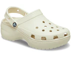 Crocs | Womens Classic Platform Clog (Bone) - W5