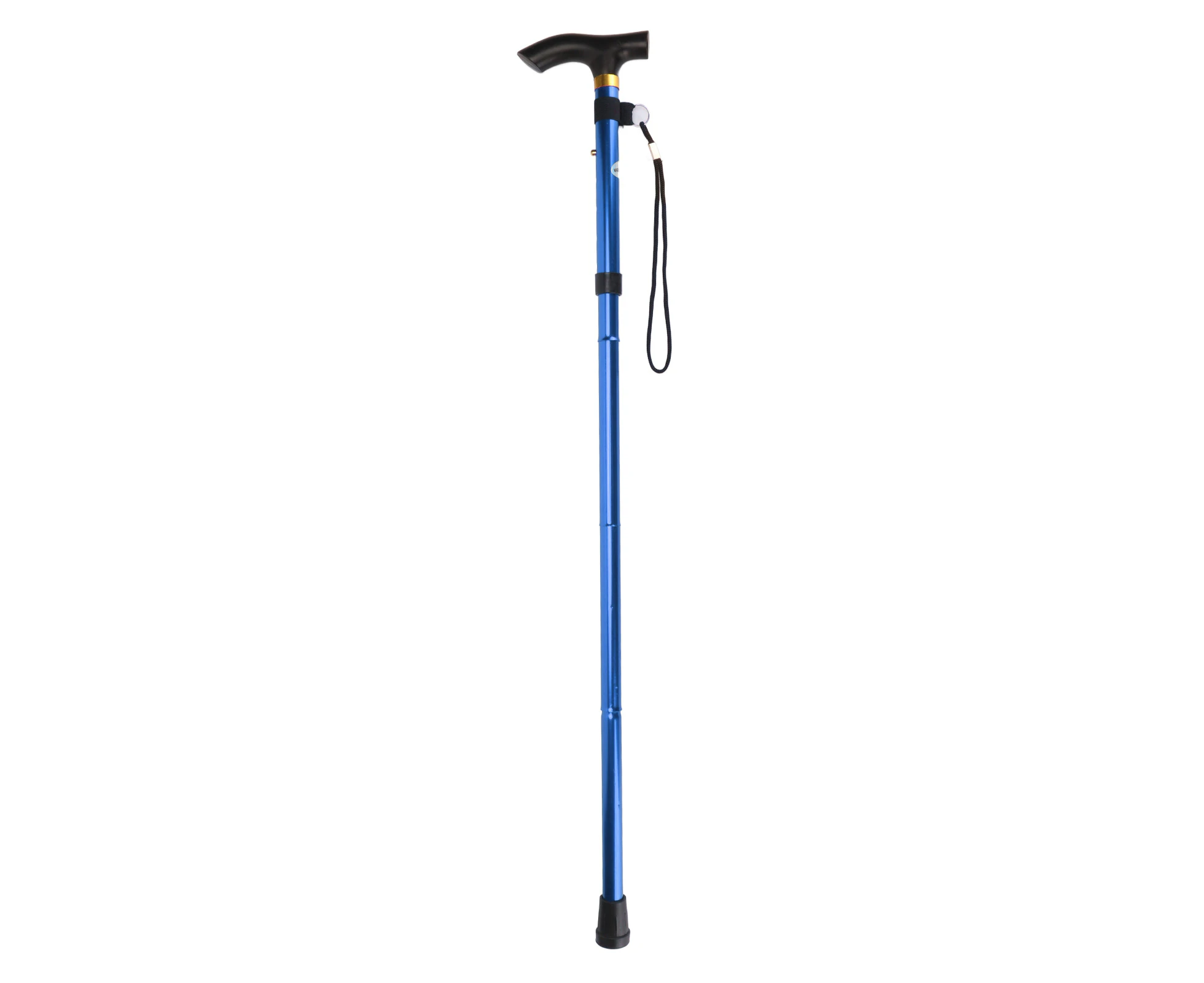 5 Section Foldable  Crutch Ergonomic Stable Lightweight Elder Walking Cane For Travel Outdoor Hiking