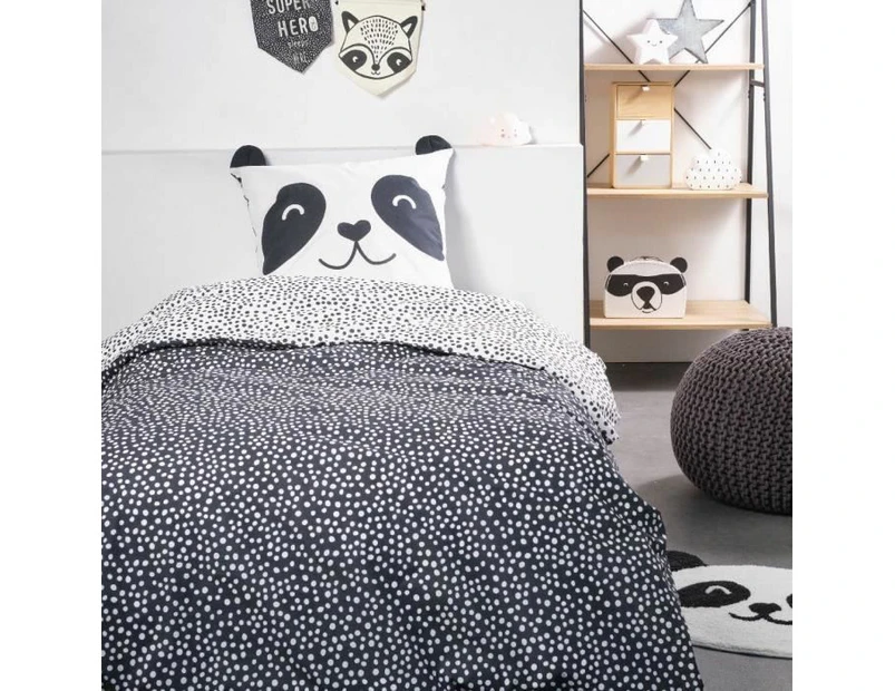 TODAY FUNNY2.8 Bedding Set Duvet Cover 140 x 200 cm + 2 Pillowcases 63 x 63 cm - 1 Person, Green