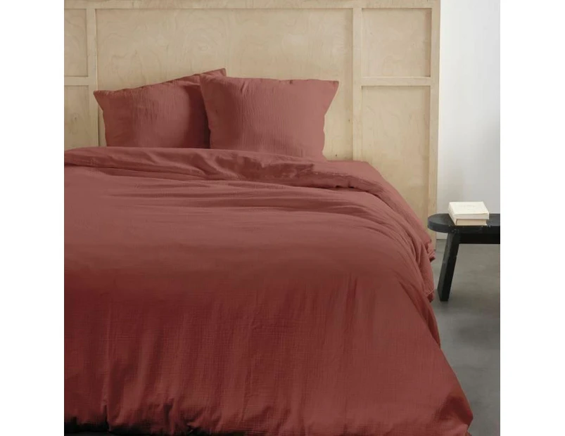 TODAY Duvet Cover Set, Red, Jumeau