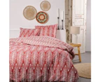 TODAY Duvet Cover Set, Red, Jumeau