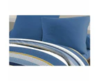 Home Linge Passion Stanis Duvet Cover Set, 220 x 240 cm, Blue