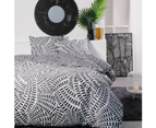 TODAY Double Bed Linen 260 x 240 cm – 100% Cotton – Black and White