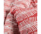 TODAY Duvet Cover Set, Red, Jumeau