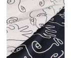 TODAY Duvet Cover Set, Cotton, White, Jumeau