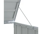 vidaXL Wheelie Bin Storage for Double Bins Anthracite 144x81x113 cm Steel