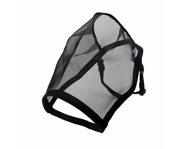 Horse Fly Mask Black Mesh Pony