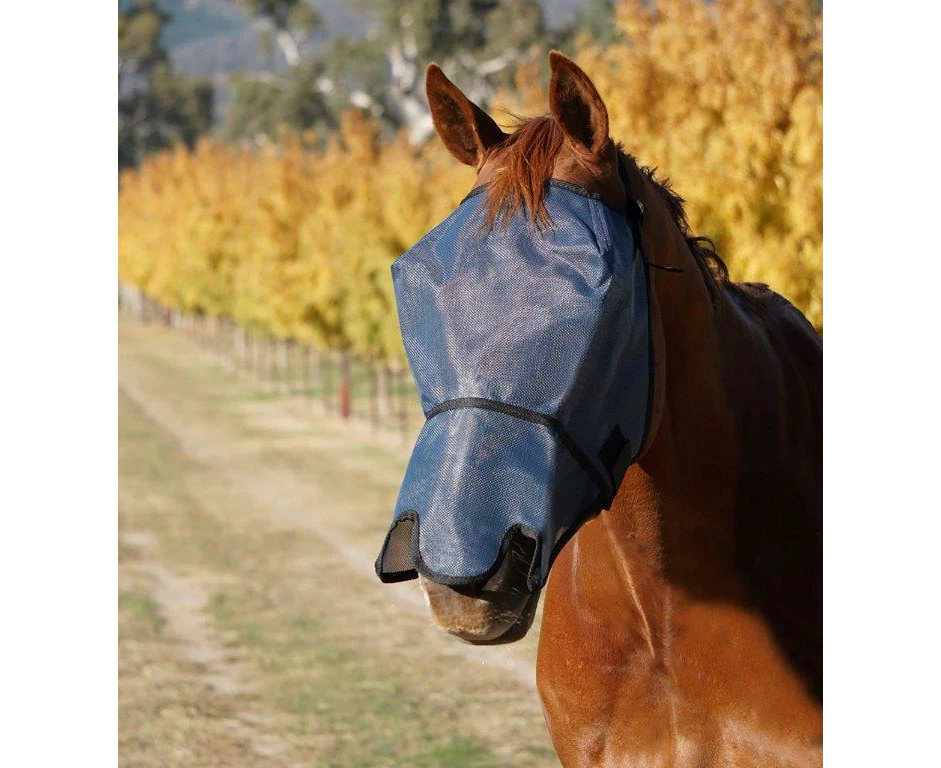 Flyveils By Design Extended Nose Fly Masks Draft