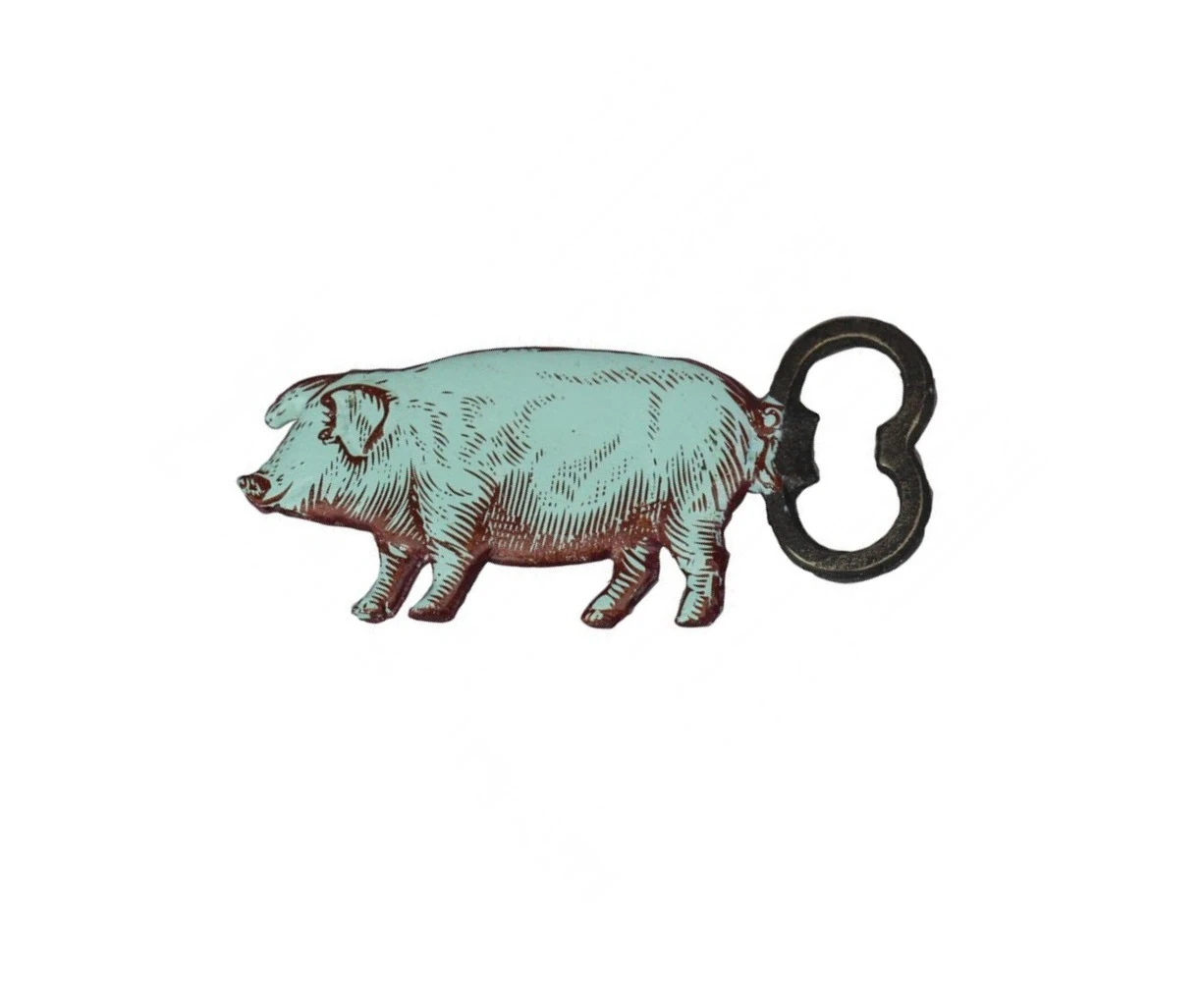 Cast Iron Pig Bottle Opener 15cm