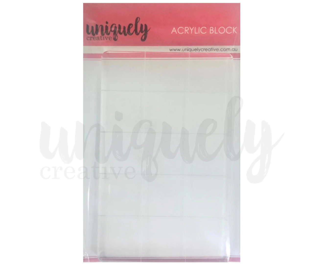 Uniquely Creative Acrylic Blending and Stamp Block