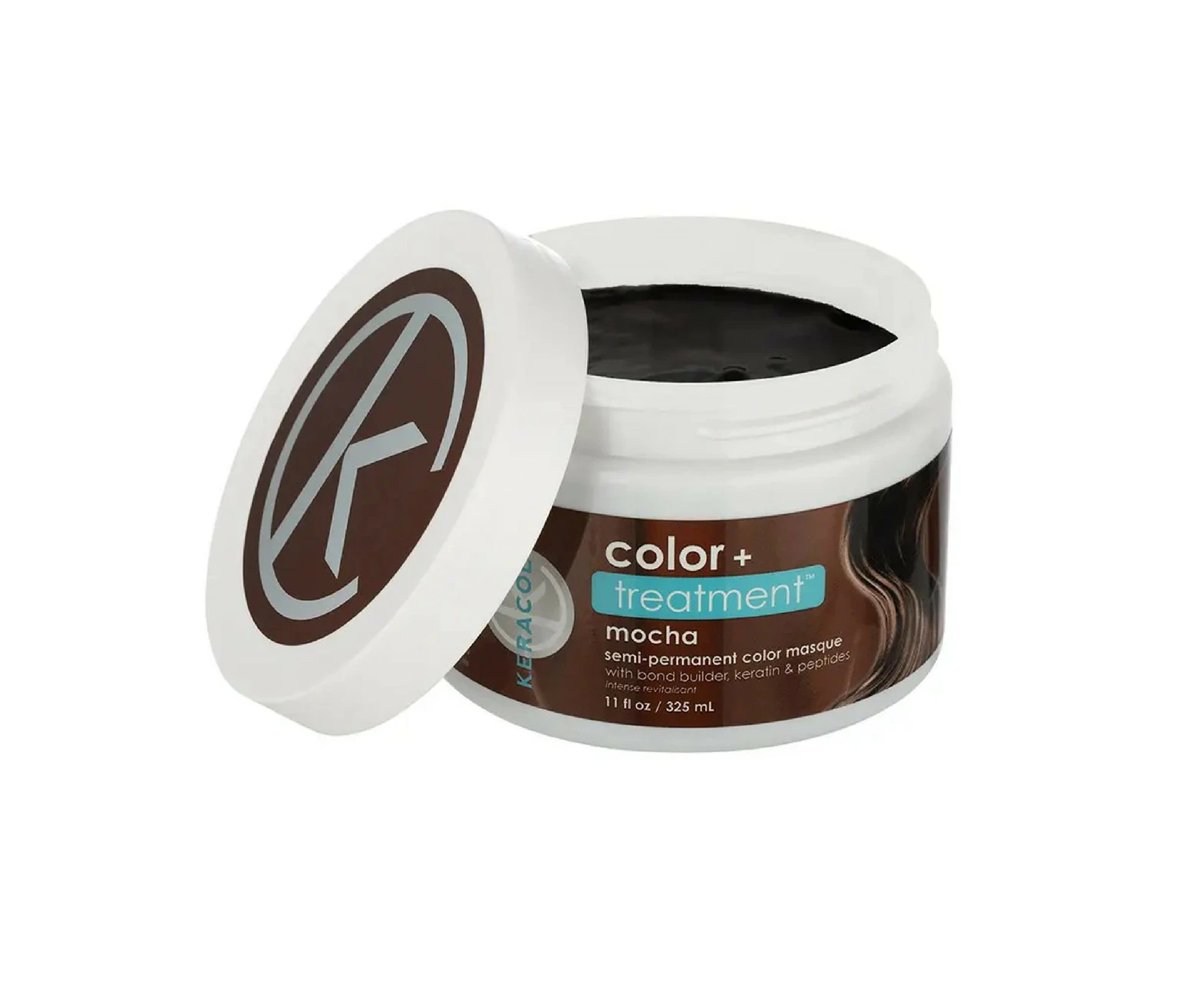 Keracolor Color+Treatment Semi-Permanent Colour Hair Masque 325ml - Mocha