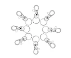 Portable for Key Chain Holder 100x/Set Lobster Claw Clasp Swivel Trigger Snap Ho