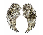 Vibe Geeks Angel Wings Metal Wall Decor With Led Light -battery Powered