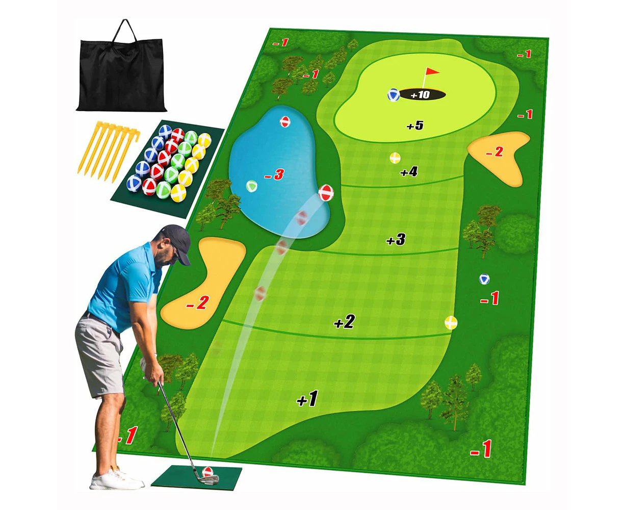 Vibe Geeks The Casual Golf Game Set With Optional Clubs