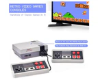 Vibe Geeks Mini Retro Gaming Console with Hundreds of Games- USB Power Supply