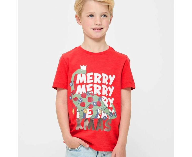 Target Christmas Dinosaur T-shirt