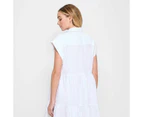 Target European Linen TIered Mini Dress