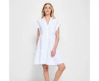 Target European Linen TIered Mini Dress