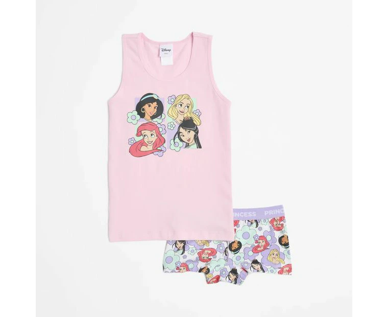 Disney Princess Singlet/Shortie 2 Piece Set